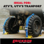 Erickson (ATV Cale de roue et sangle d'arrimage kit