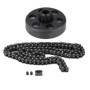 Embrayage Centrifuge 3/4" Alésage 12 Dents #35 Chaîne Remplacement Raccord Centrifuge pour Go Kart Mini Vélo 6.5HP