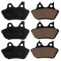 Plaquettes de frein avant et arrière pour Harley-Davidson Road King, Electra Glide, Road Glide, Low Rider, Wide Glide, Super Gli