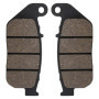 Cnornus Plaquettes de Frein Avant et Arrière pour Harley Davidson XL 883C Sportster Custom 2004-2010 XL 883 Sportster STD 2004-2