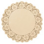 Doilies Rondes en Papier pour Dentelle (Paquet de 250) Napperons en Papier décoratif en Vrac pour présentoirs à Desserts et pâti