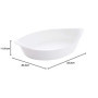 Luminarc - Plat ovale Blanc Smart Cuisine Carine 250°C - Plat à Four en Verre Innovant - Léger et Extra-Résistant - Nettoyage Fa