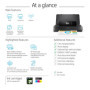 HP OfficeJet 200 Mobile Couleur 4800 x 1200dpi A4 WiFi Noir – Imprimante d'encre (PCL 3, 4800 x 1200 dpi, 50/60 Hz, A4, Papier s