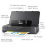 HP OfficeJet 200 Mobile Couleur 4800 x 1200dpi A4 WiFi Noir – Imprimante d'encre (PCL 3, 4800 x 1200 dpi, 50/60 Hz, A4, Papier s