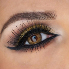 FreshTone Lentilles De Contact De Couleur Hazel 3 Ton Kit De Rangement Boitier Pince et applicateur Offert 12 Mois sans correcti