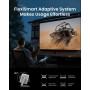 JMGO N1S 4K Mini Videoprojecteur, Triple Laser, 1100 ISO Lumens, Gimbal Instantané Autofocus, Google TV, Netflix, 110% BT.2020, 