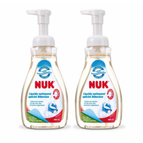 NUK Liquide Vaisselle pour Biberons et Accessoires | 380 ml | 2 flacons