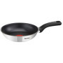 Tefal Comfort Max Poêle 20 cm, Induction, Revêtement antiadhésif, Acier inoxydable haute qualité, Indicateur de température Ther