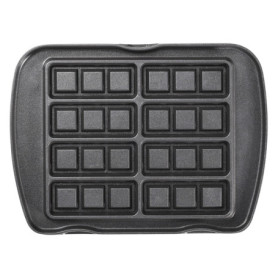 LAGRANGE Jeu de plaques Mini-gaufres, compatible avec tous les gaufriers "Premium", Plaques en fonte d'aluminium, Revêtement ant