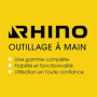 RHINO - Jeux de douilles - Réducteur/Adaptateur pour douille - Carré 1/2" vers 1/4" mâle - Fabriqué en Chrome Vanadium - Compati