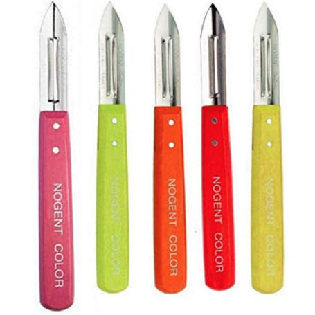 NOGENT 1 ECONOME EPLUCHEUR Victoria Color Double Tranchant INOX France