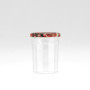 BSCA 519553 Set de 6 Confituriers/Couvercle Décore Verre 385 ml