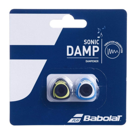Babolat Schlägerzubehör Sonic Damp 2er Accessoires pour Raquette Adulte Unisexe, Bleu/Orange, Taille Unique