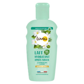 LOVEA - Lait Hydratant Après-Soleil Visage & Corps - Monoï De Tahiti & Aloe Vera - Hydrate & Apaise La Peau Pendant 24h - 98% D'