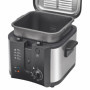 Brandt FRI30X – Friteuse classique 2,5L huile – Cuve et couvercle amovibles – Capacité 1 kg de frites – 1600W – Hublot de contrô