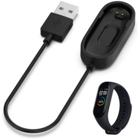 PHONILLICO Chargeur Compatible avec Xiaomi Mi Band 4 - Cable USB Dock Station Chargement Adaptateur Montre