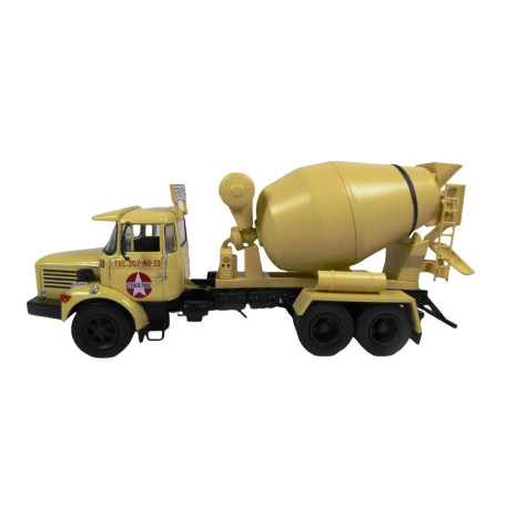 OPO 10 - Camion Toupie 1:43 Compatible avec Berliet Malaxeur Béton de Paris 1969 - BER05