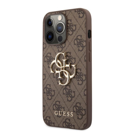 Guess GUHCP13X4GMGBR Coque de Protection pour iPhone 13 Pro Max 6,7" 4G Big Metal Logo