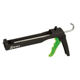 Ribimex Pistolet pour silicone et scellants manuels, en plastique léger et résistant, convient également aux cartouches de colle