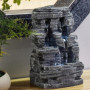 Zen'Light - Fontaine d’Intérieur Grand Canyon - Cascade Nature Effet Pierre - SCFR 150, Gris, 19 x 24 x 32 cm