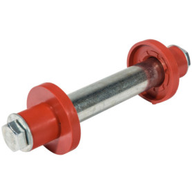 WERKA PRO Kit axe de Roue avec écrous -flasques ø20mm, Gris