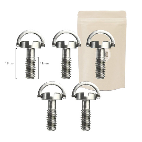 X5 Vis Longue 1/4 Trépied Accessoire au Pas Kodak Standard 1/4" Assistant Camera Screw 14/-20 Iso 1222:2010 Photography Tripod A