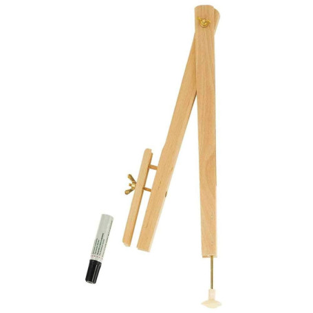 WONDAY Compas porte marqueur en bois pour tableau L 40 cm