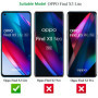 NEW'C Lot de 2, Verre Trempé pour Oppo Find X3 Lite, Film Protection écran -sans Bulles d'air -Ultra Résistant (0,33mm HD Ultra 