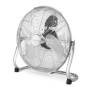 Ventilateur de sol H.Koenig JOE30 Silencieux, Design métal chromé, 40 cm, Haute vitesse, Résistant, 3 vitesses de ventilation, T