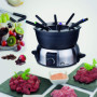 LITTLE BALANCE 8386 Gourmet 8 Appareil à Fondue, INOX brossé Premium