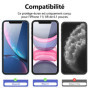 NEW'C Lot de 2, Verre Trempé pour iPhone 11 et iPhone XR, Film Protection écran - Sans Bulles d'air -Ultra Résistant (0,33mm HD 