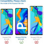 NEW'C Lot de 3, Verre Trempé pour Huawei P30 Lite, Nova 4e, Film Protection écran efficace contre les Rayures - sans Bulles - Ul