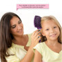 2 Brosses à Cheveux en Poils de sanglier- Démélant 100% Narurel - Démêler sans larmes ! Set Brosses (Rose et violette)