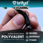trifyd ® - Leurre Souple Truite Shad de 5 cm, Le Pack de 20 leurres de pêche + 5 têtes plombées