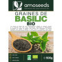 Graines de Basilic Bio 500G | Exclusivité Française | Satiété, Digestion, Détox, Peau | Similaires aux Graines de Chia | Qualité