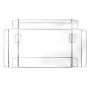 CHILDMORY 10Pcs Clear Case Boîtier CIB Protecteur pour NES Jeux Cartridge Box