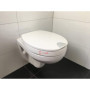 Rehausseur pour siège WC Novara Plus (5 cm) avec rabaissement automatique, l’original de ADOB, blanc, jusqu'à 250 kg
