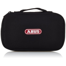 ABUS Sac de transport ST1010 - avec poignée - sac pour antivols à chaîne, outils ou petites pièces - nylon, noir