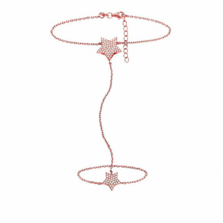 Bracelet Femme Folli Follie 3B15S096RC Rose Acier (17 cm) 48,99 €