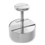 Fm Professional 22205 Presse burger, presse viande pour burger, presse à hamburger, Acier inoxydable, Argenté, 14 x 11 x 11 cm