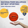 BEST SPORTING Mini Ballon de Basketball Micro Adventure - Taille 1, Orange, 160 g - Qualité Supérieure pour Enfants