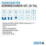 Professionnel et filières 20 pièces, HSS-G à filetage métrique M3 de M10, Schneider, filetage Filière, Carroteuse, Halte Outils 