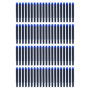 TSI 18080 Lot de 80 cartouches d'encre universelles, couleur bleu roi
