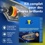 ATG® Renovateur phare voiture - Kit rénovation phare voiture pour une clarté durable et une visibilité optimale - Kit renovation