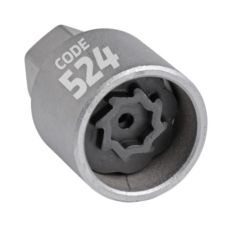 SW-Stahl 02383L-4 Adaptateur d'antivol de jante 524 I Convient pour VW I Déverrouillage des serrures de jante I Outil de démonta