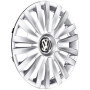 Volkswagen 5K0071455 Jeu d'Enjoliveur, Argent Brillant, 15 Pouces