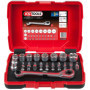 KS Tools - 918.3050 - Coffret de douilles traversantes 1/4 - 5 à 14 mm - Embouts de vissage - Tête de cliquet inclinée à 15° - U