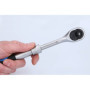 BRILLIANT TOOLS BT021996 Cliquet réversible télescopique 3/8" (220 - 320 mm) [Powered by KS TOOLS]