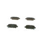 Bosch BP1000 - Plaquettes de Frein Arrière pour Voiture - Qualité Bosch - Réduction du Bruit et de la Poussière - Certifié ECE-R