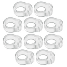 Mitavo Protection Poignee Porte Lot de 10, Butoir Poignée de Porte, Butée de Porte Poignée, Pare-Chocs pour Poignées de Porte et